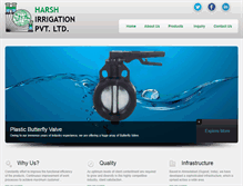 Tablet Screenshot of harshirrigation.com